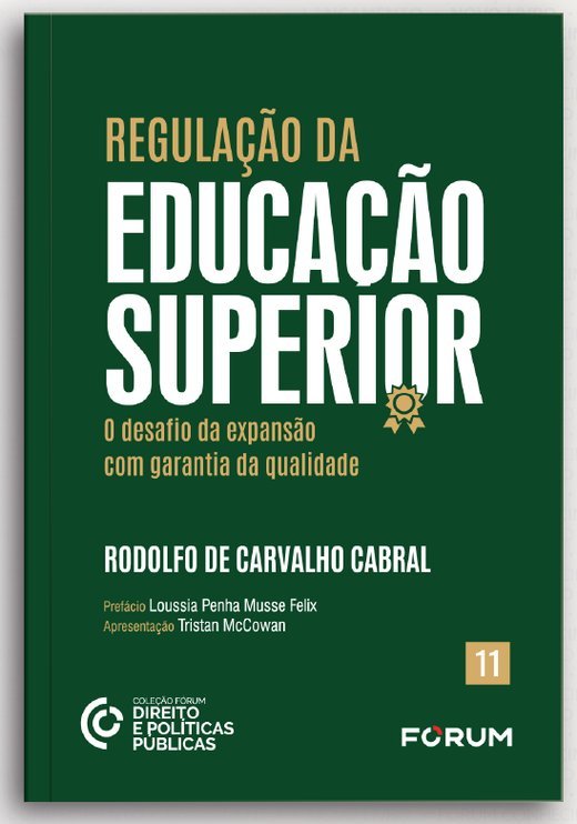 Capa de Regulação da Educação Superior, de Rodolfo de Carvalho Cabral