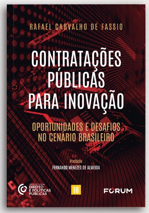 Capa de Contratações Públicas para Inovação, de Rafael Carvalho de Fassio