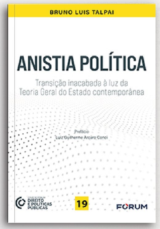 Capa de Anistia Política, de Bruno Luís Talpai