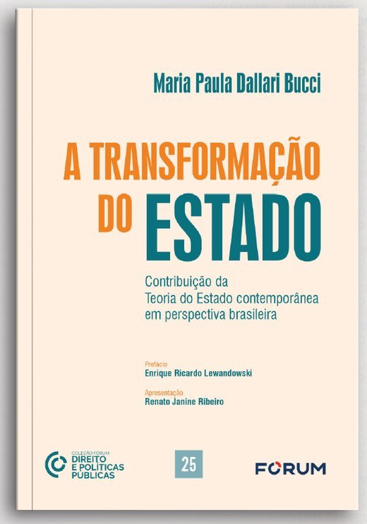 Capa de A Transformação do Estado, de Maria Paula Dallari Bucci